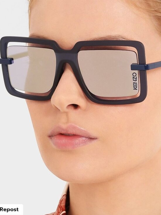 Kenzo KZ40049U 94N Square Sunglasses - Green main image 6